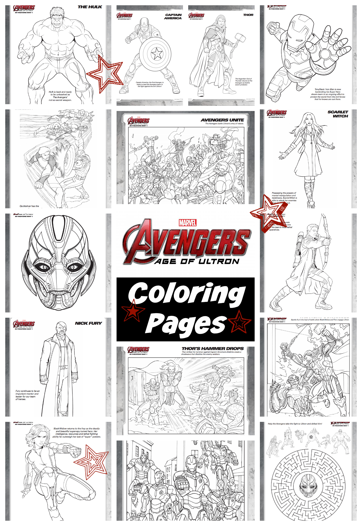 ultimate avengers coloring pages - photo #36
