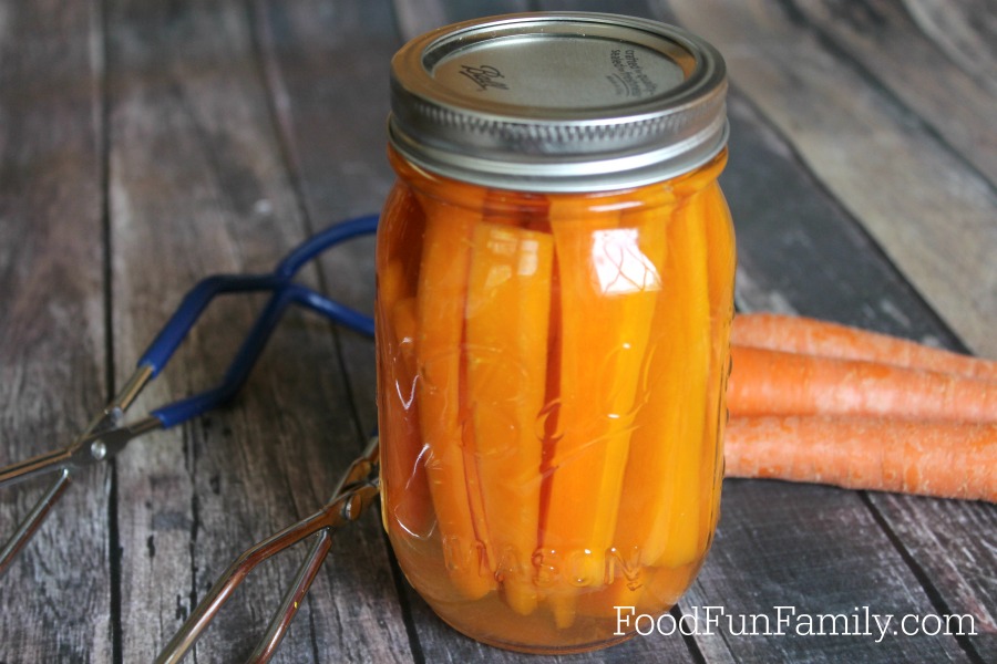 Pressure Cooker Canned Carrots
