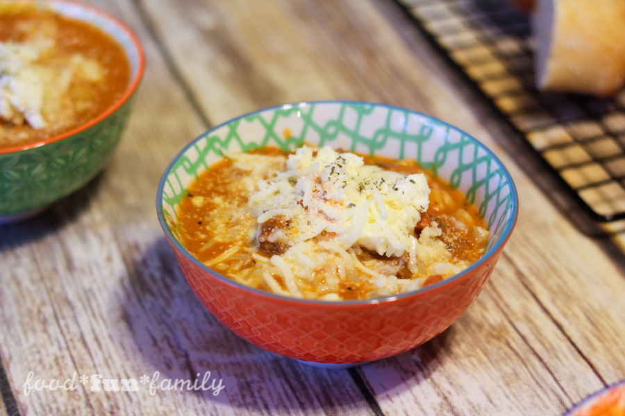 Easy Lasagna Soup