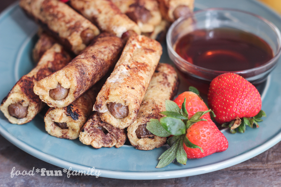 French Toast Wrapped Sausage Dippers