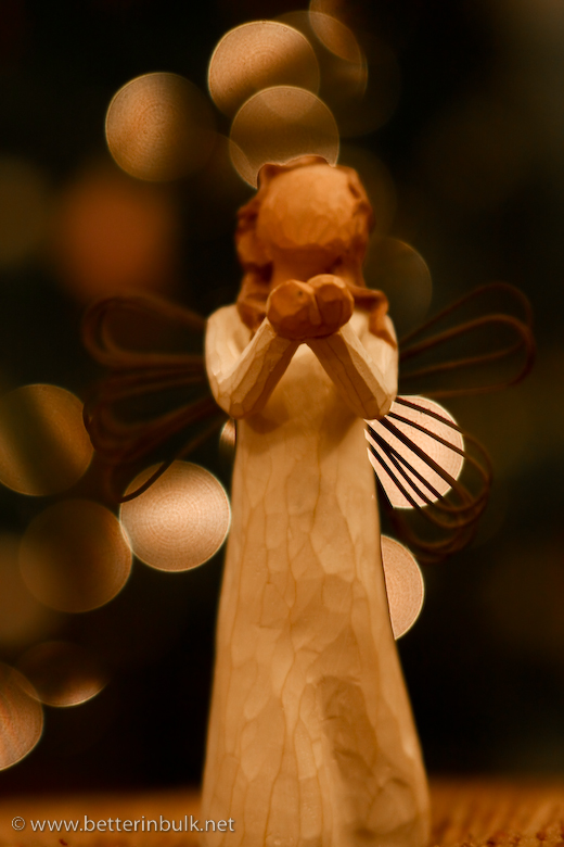 Angel Christmas Light Bokeh 2