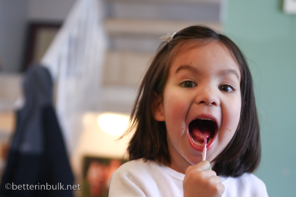 Excited little girl