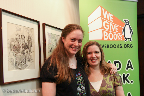 Safire and Lolli at We Give Books
