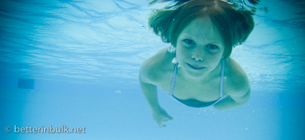 underwater swimming