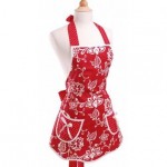 Flirty Aprons - Scallopped Sassy Red