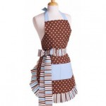 Flirty Aprons - original blue chocolate