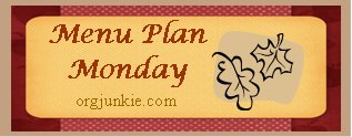 Menu Plan Monday