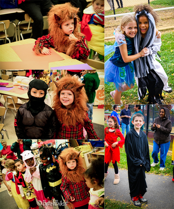 school Halloween parade