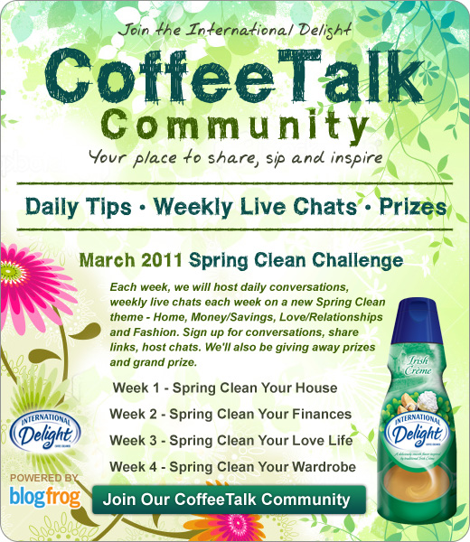 coffee talk community spring clean event