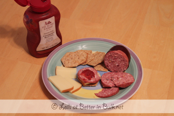 Hickory Farms cheese and sausage