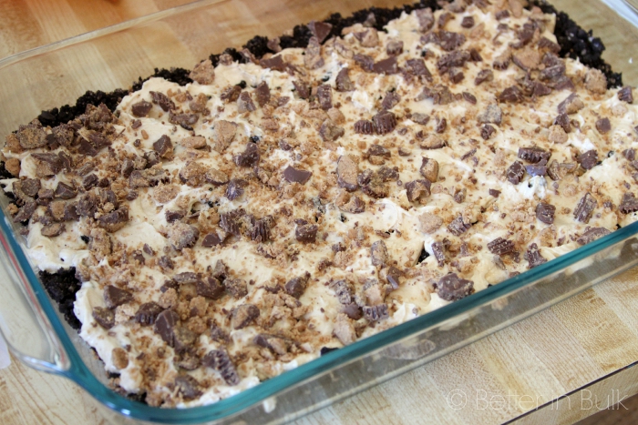 Peanut Butter Cup and Oreo No-Bake Dessert by Better in Bulk