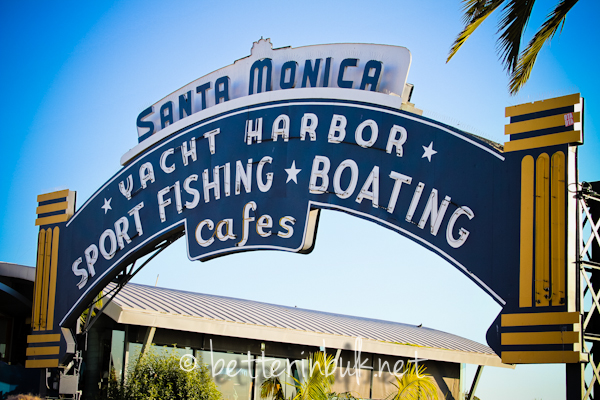 Santa Monica boardwalk pier