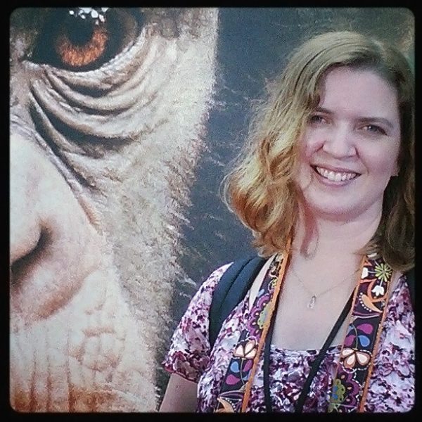 Lolli on the red carpet for Disneynature's Chimpanzee