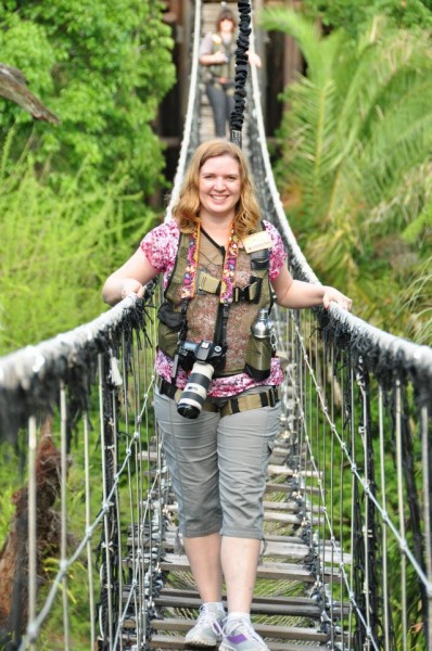 Crossing the bridge - Wild Africa Trek at Disney's Animal Kingdom