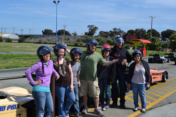 YesVideo bloggers at Malibu Grand Prix