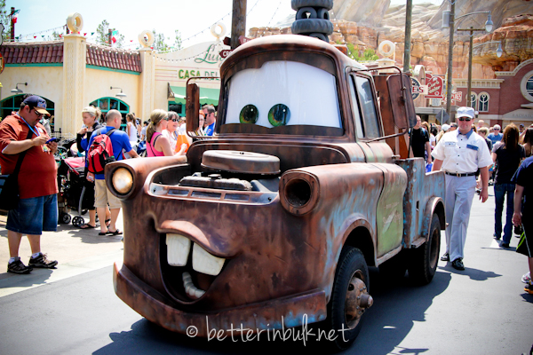 Mater's Junkyard Jamboree ride at Disney's Cars Land