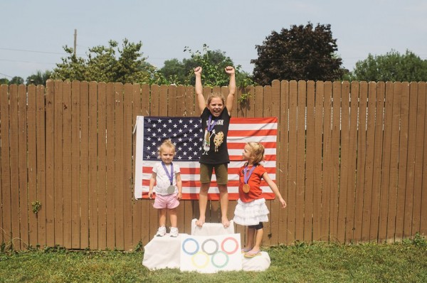 Gold medal gymnast