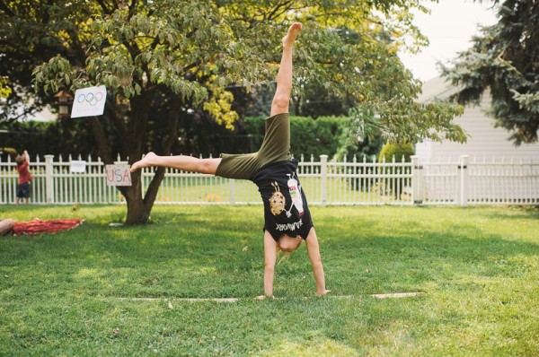 cartwheel girl