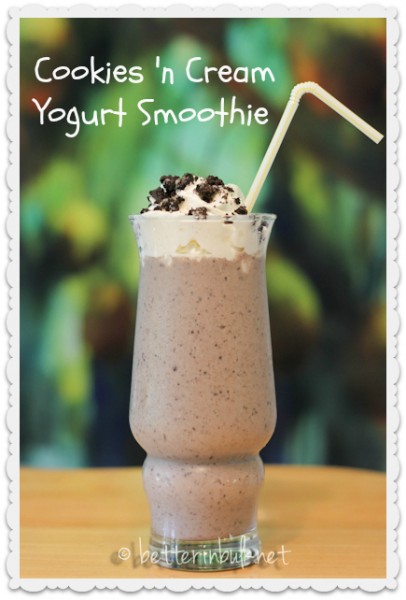 Cookies-n-cream-yogurt-smoothie-recipe