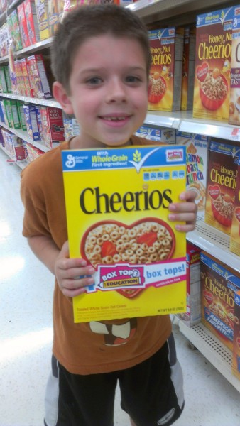 Earn extra Box Tops with General Mills products at Walmart