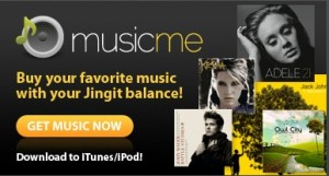 music-me - spend your Jingit cash on music