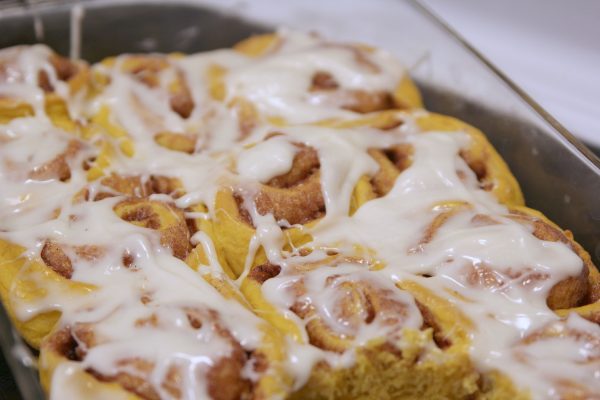 Pumpkin Cinnamon Rolls from Better in Bulk