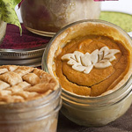 Pumpkin pie in a jar