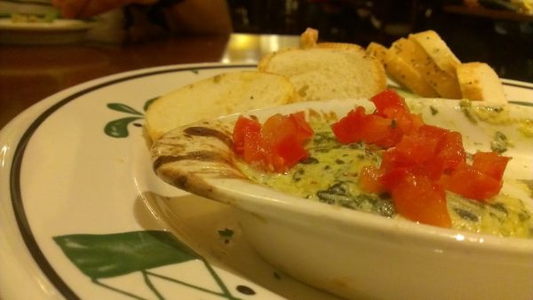 Olive Garden -artichoke-dip