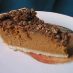 Pumpkin pecan pie 