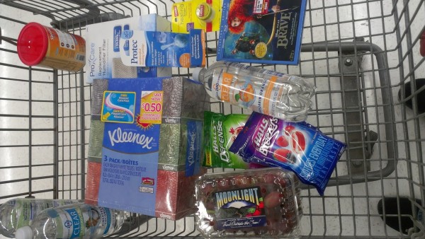 cold and flu season shopping cart