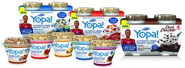 yopa! greek yogurt product line