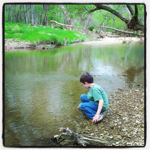 maryland hike in spring - our special place