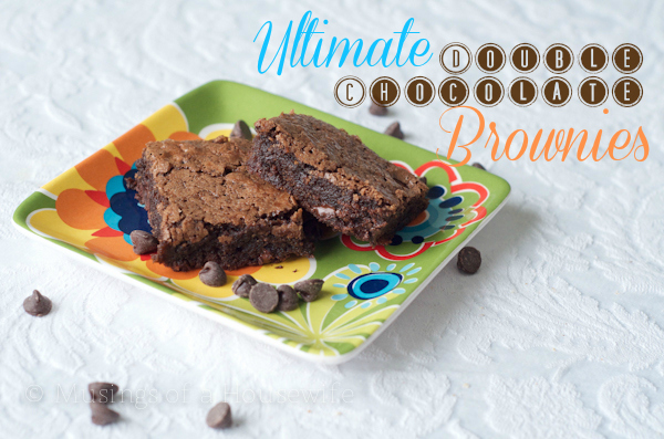 ultimate chocolate brownies