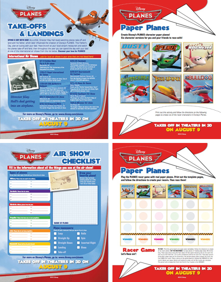 Disney's Planes activities