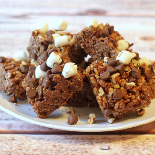 Nutella Rocky Road Rice Krispie Treats