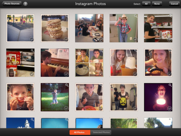 Shutterfly photo story app for iPad create photo books