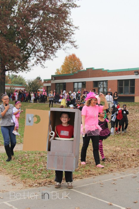 Outhouse costume for Halloween