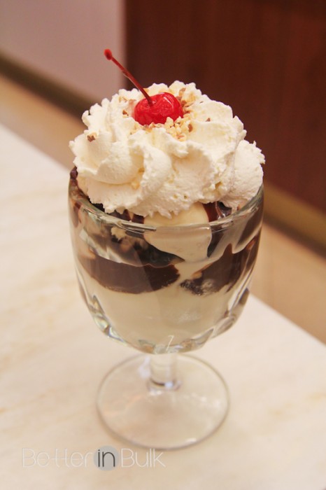 ghirardelli soda shop Hollywood California frozen s'mores sundae