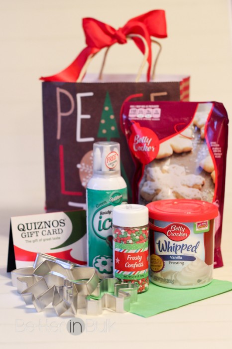 Quiznos holiday cookie kit giveaway