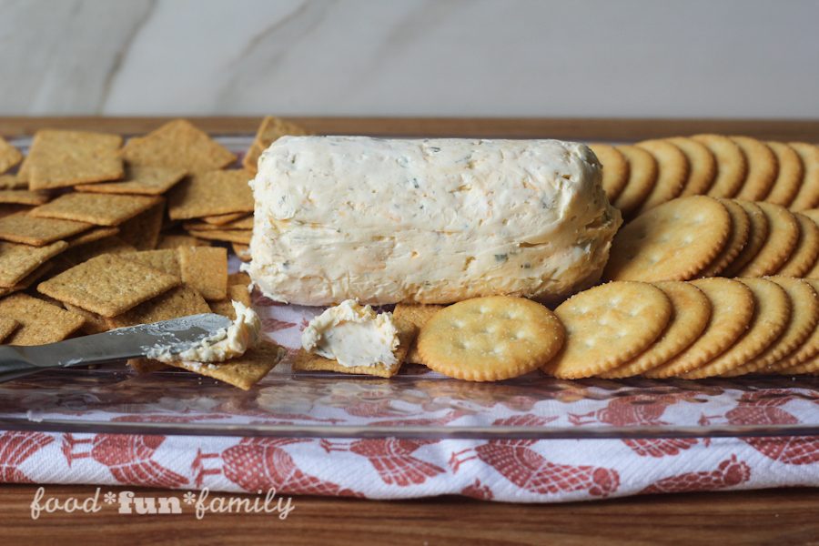 The best cheese log recipe for the holidays and beyond. This is a family favorite holiday appetizer, along with crackers. We have it at each holiday gathering!