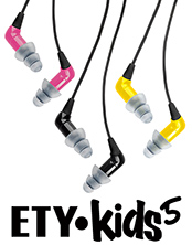 ety kids safe listening earphones