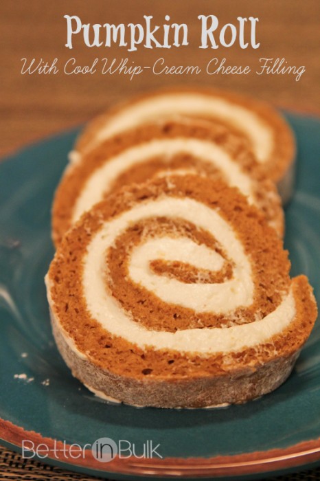 Pumpkin-Roll-With-Cool-Whip-Cream-Cheese-Filling-466x700