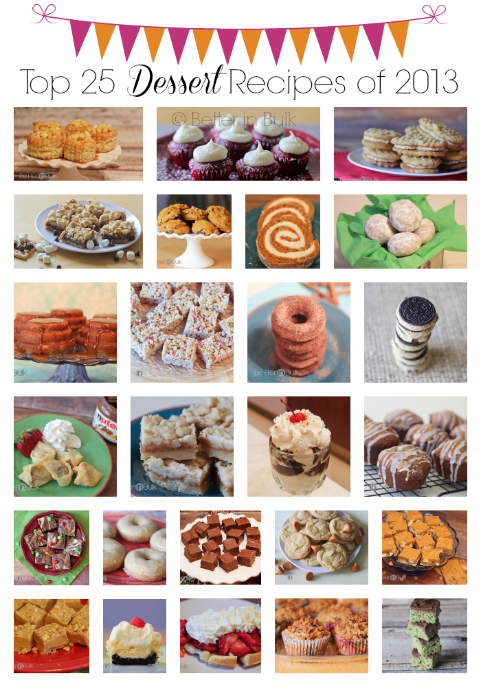 Top 25 dessert recipes of 2013