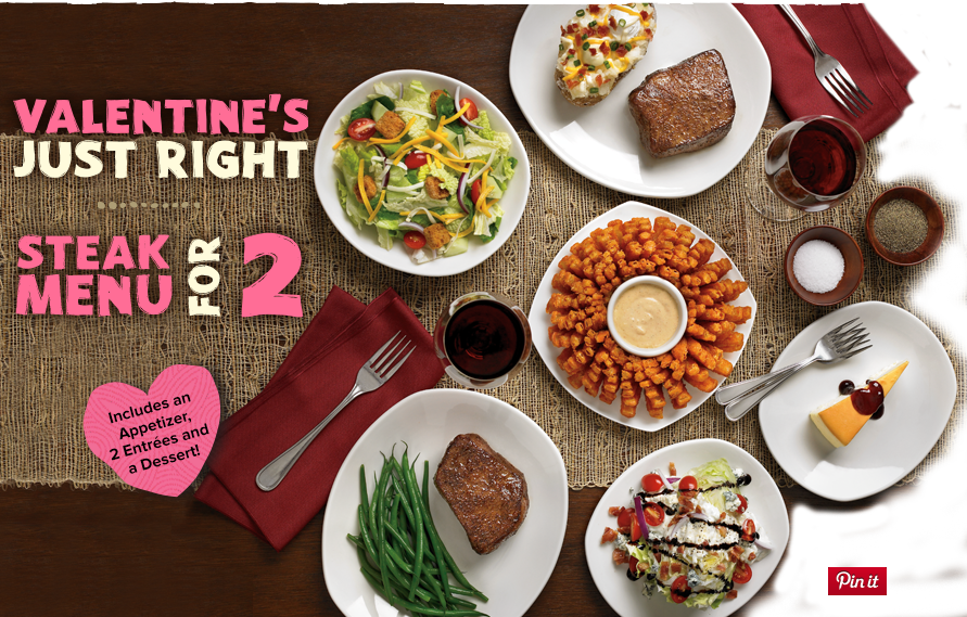 Outback Steakhouse Valentine's Day special