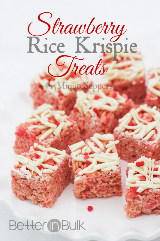 strawberry rice krispie treats