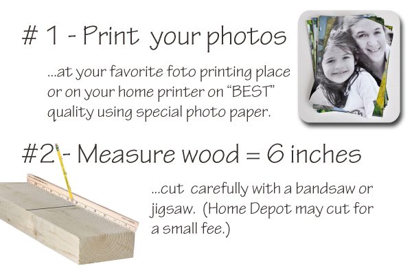 Photo Blocks: an easy DIY craft project that uses your favorite family pictures and turns them into beautiful decor for your house!