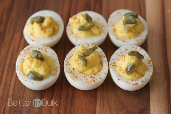 spicy deviled eggs