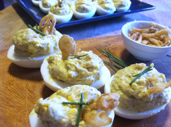 maryland crab deviled eggs