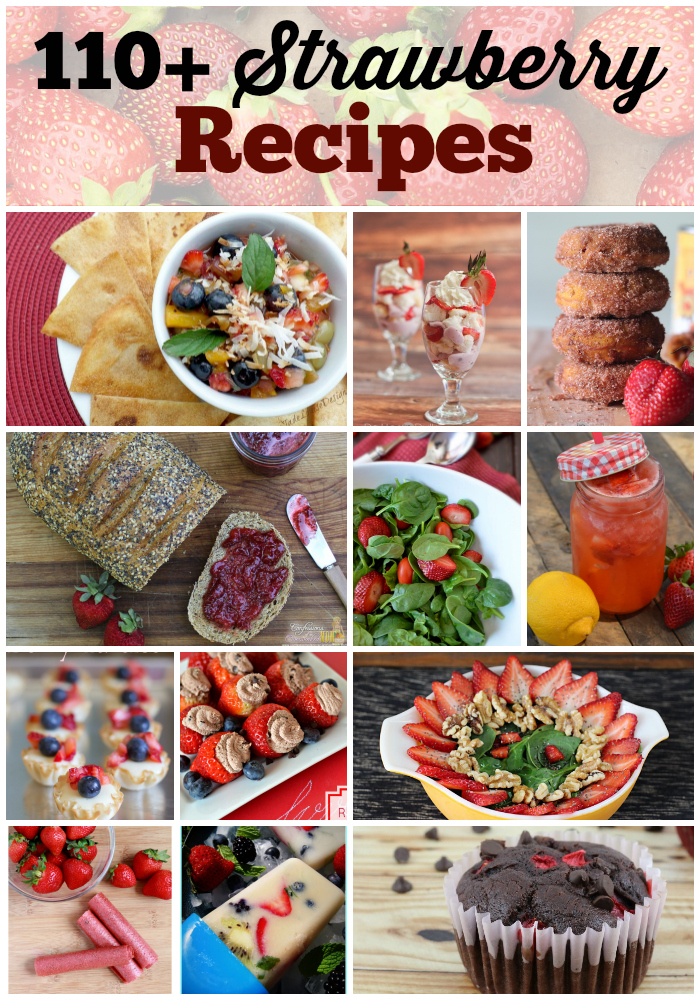 round up of Strawberry Recipes