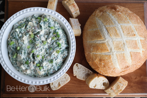 creamy spinach and artichoke dip - Miracle Whip